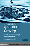 Oriti D.  Approaches to Quantum Gravity: Toward a New Understanding of Space, Time and Matter