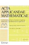 Springer Netherlands  Acta Applicandae Mathematicae (106 2009). An International Survey Journal on Applying Mathematics and Mathematical Applications