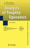 B&#246;ttcher A., Silbermann B., Karlovich A.Y.  Analysis of Toeplitz Operators