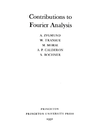 Zygmund A., Transue W., Morse M.  Contributions to Fourier Analysis