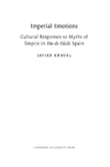 Krauel J.  Imperial Emotions. Cultural Responses to Myths of Empire in Fin-de-Si&#232;cle Spain