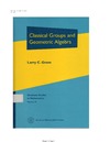 Grove L.  Classical Groups and Geometric Algebra