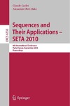 Carlet C., Pott A.  Sequences and Their Applications -- SETA 2010: 6th International Conference, Paris, France, September 13-17, 2010. Proceedings