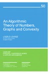 Lovasz L.  An Algorithmic Theory of Numbers, Graphs and Convexity (CBMS-NSF Regional Conference Series in Applied Mathematics)