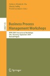 Rinderle-Ma S., Sadiq S., Leymann F.  Business Process Management Workshops: BPM 2009 International Workshops, Ulm, Germany, September 7, 2009, Revised Papers