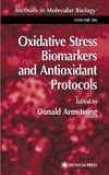 Armstrong D.  Oxidative Stress and Antioxidant Protocols (Methods in Molecular Biology Vol 186)