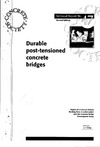 Concrete Society  Durable Bonded Post-Tensioned Concrete Bridges (Concrete Society Technical Report)