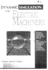 Chee-Mun Ong — Dynamic Simulation of Electric Machinery