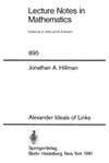 Jonatan A. Hillman  Alexander Ideals of Links