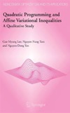 Lee G., Tam N., Yen N.  Quadratic Programming and Affine Variational Inequalities: A Qualitative Study