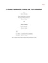Stechkin B., Baranov V.  Extremal Combinatorial Problems and their Applications