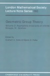 Niblo G.A., Roller M.A., Cassels J.W.S.  Geometric group theory. Volume 2 -- Asymptotic invariants of infinite groups