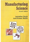 Ghosh A., Mallik A. K.  Manufacturing Science