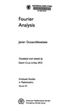 Duoandikoetxea J.  Fourier Analysis (Graduate Studies in Mathematics)