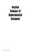 Boudreau R.A., Boudreau S.M.  Analytical Techniques for Biopharmaceutical Development