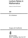 G.A. ANDERSON  SURGERY WITH COEFFICIENTS