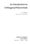 Chihara T.  An introduction to orthogonal polynomials