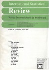 Silverman B.W. (ed.), Trewin D.J. (ed.)  International Statistical Review (Volume 62 2 (1994))