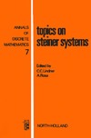 Linder C.C. (ed.), Rosa A. (ed.)  Topics on Steiner systems