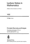 Villani V.  Complex Geometry and Analysis (Lecture notes in mathematics)