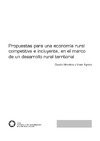 Mendieta C., &#193;greda V.  Propuestas para una econom&#237;a rural competitiva e incluyente, en el marco de un desarrollo rural territorial