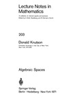 Knutson D. — Algebraic Spaces