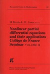 Brezis H., Lions J.L.  Nonlinear partial differential equations and their applications. Volume 2