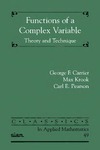 George F. Carrier  Functions of a complex variable: theory and practice