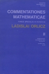 Orlicz L.  Commentationes mathematicae 2