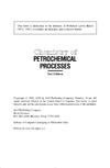 0  Chemistry of Petrochemical Processes