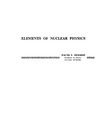Meyerhof W.  Elements of nuclear physics
