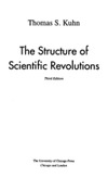 Thomas S. Kuhn  The Structure of Scientific Revolutions