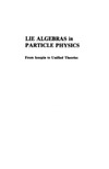 Howard G.  Lie algebras in particle physics