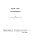 Roland Demdinger, Rainer Nagel, Gunthei Palm  Ergodic Theory  in the Perspective of  Functional Analysis