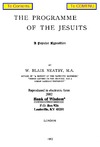 Neatby W.B. — The Programme of the Jesuits