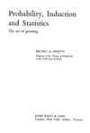 De Finetti B.  Probability, Induction and Statistics