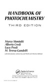 Montalti M., Credi A., Prodi L.  Handbook of photochemistry