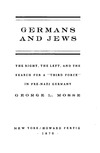 Mosse G.L.  Germans and jews