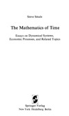 Smale S.  The mathematics of time