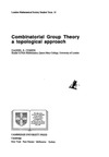 Cohen D.E.  Combinatorial group theory: A topological approach