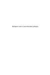 Campbell R.  Biological Control of Microbial Plant Pathogens