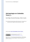 E. Restrepo, A. Rojas, M. Saade  Antropologia en Colombia