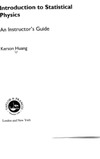 Huang K.  Solutions Manual for Introduction to Statistical Physics