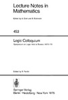 Parikh R.  Logic Colloquium: symposium on logic held at Boston, 1972-73