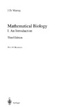 Murray J.  Mathematical Biology 1. An Introduction