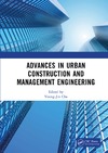 Cha Y. J. (ed.)  Advances in Urban Construction and Management Engineering