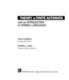 JOHN CARROLL, DARRELL LONG  THEORY of FINITE AUTOMATA with an INTRODUCTION to FORMAL LANGUAGES