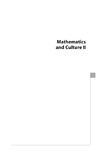 Emmer M.  Mathematics and culture II