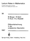 Berger R., Kiehl R., Kunz E.  Differentialrechnung in der analytischen Geometrie