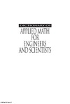 Previato E.  Dictionary of Applied Math for Engineers and Scientists